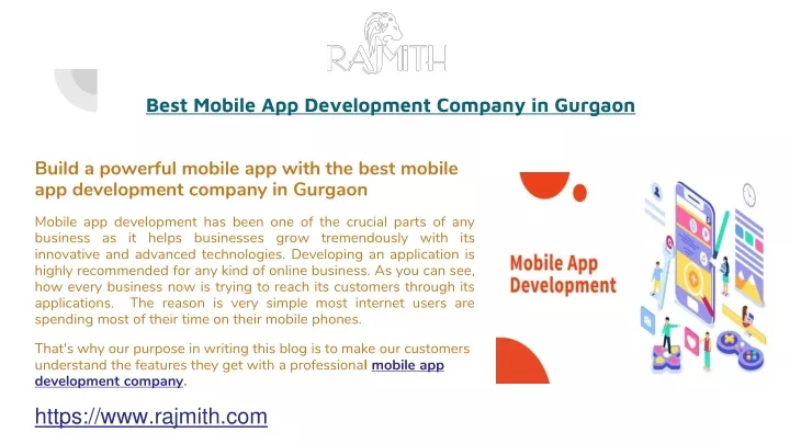 best mobile app development company in gurgaon