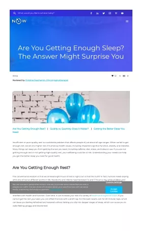 Are You Getting Enough Sleep? The Answer Might Surprise You