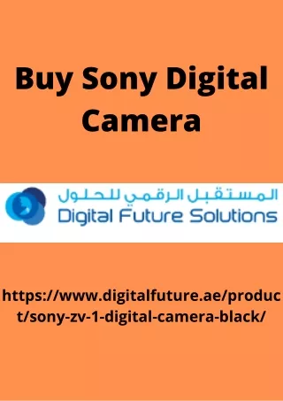 Buy Sony Digital Camera