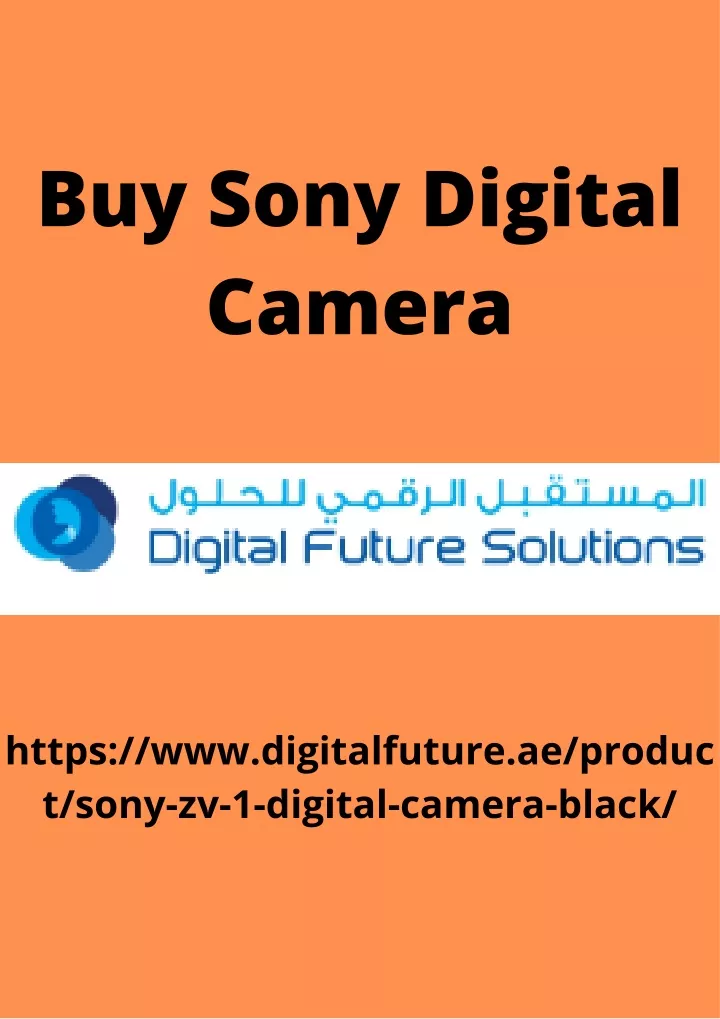 buy sony digital camera