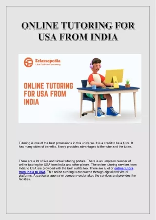 tutoring is one of the best professions in this