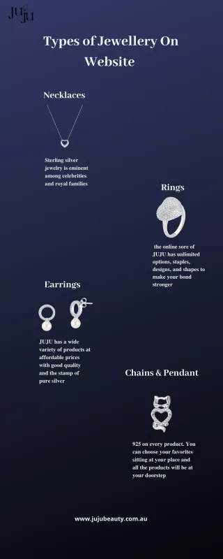 Buy The Best Sterling Silver Jewelry Online in Australia | Juju Beauty