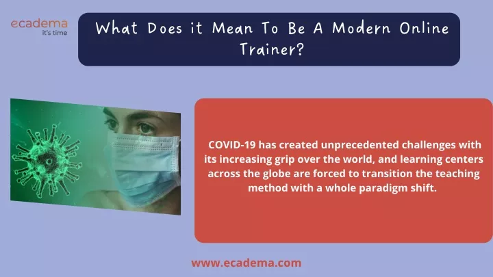 what does it mean to be a modern online trainer