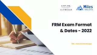 frm exam format dates 2022