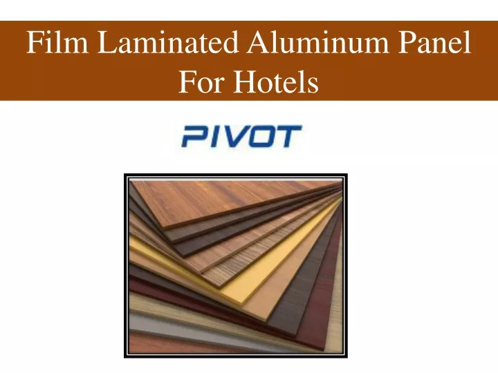 film laminated aluminum panel for hotels