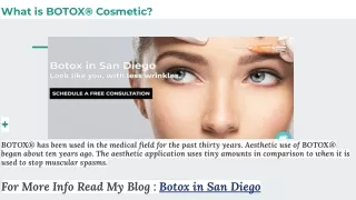 What is BOTOX® Cosmetic?