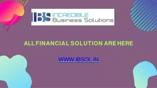 all financial solution are here www ibsol in