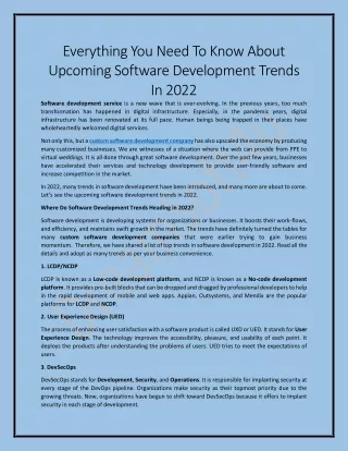 everything you need to know about upcoming