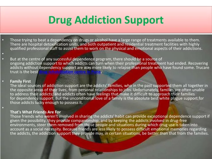 drug addiction support