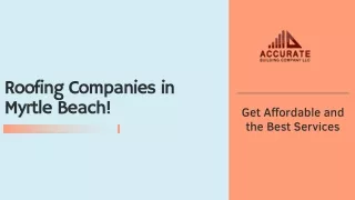 roofing companies in myrtle beach