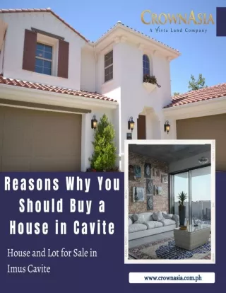 Reasons Why You Should Buy A House In Cavite