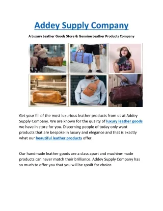 addey supply company