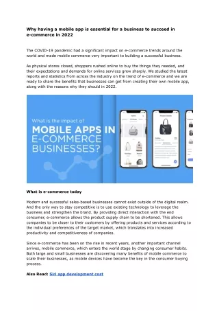 why having a mobile app is essential