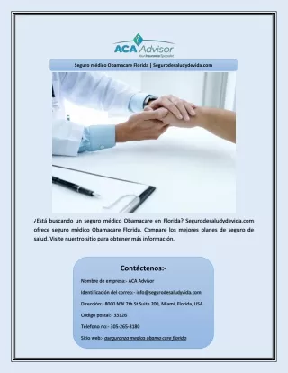 seguro m dico obamacare florida
