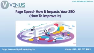 Page Speed- How it Impacts Your SEO (How To Improve It)