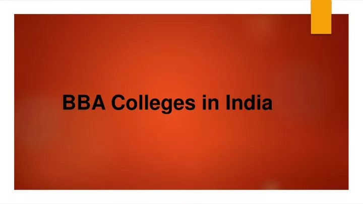 PPT - BBA Colleges In India - MIT ACSC PowerPoint Presentation, Free ...