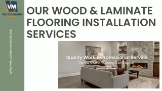 Our wood & laminate flooring installation services Santa Clara CA