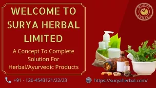 White label herbal products in India