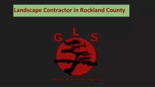 landscape contractor in rockland county