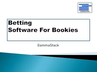 Betting Software For Bookie