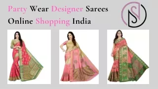 Party Wear Designer Sarees Online Shopping India | Nayab Stores