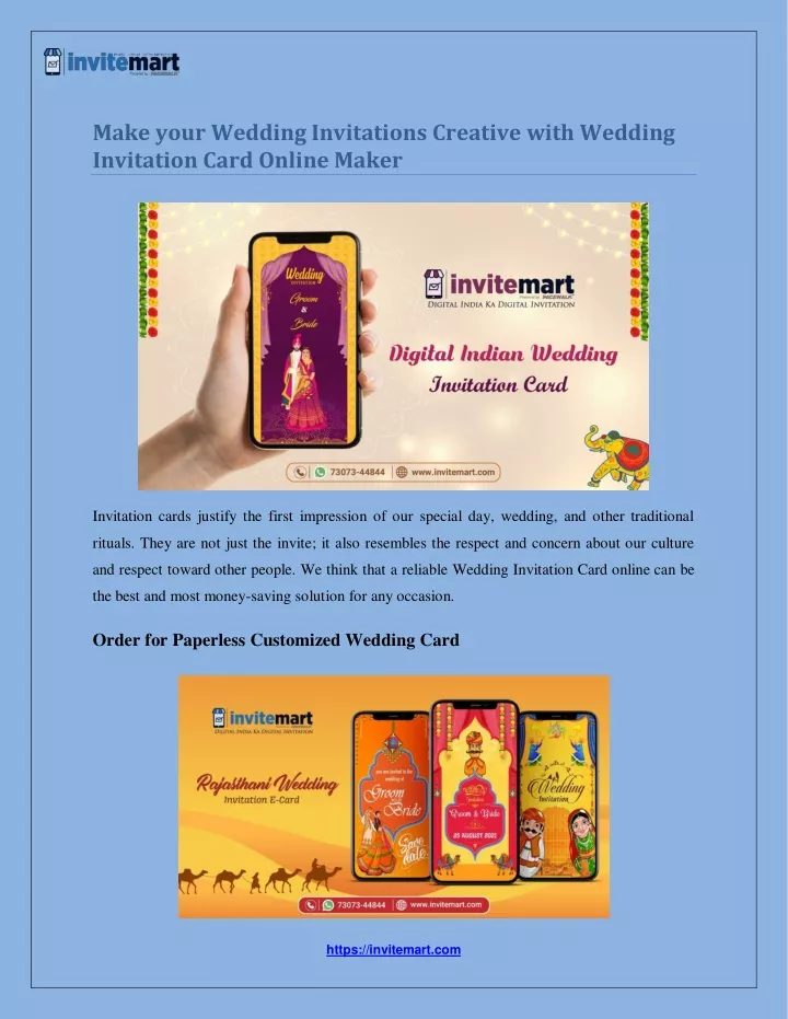 make your wedding invitations creative with