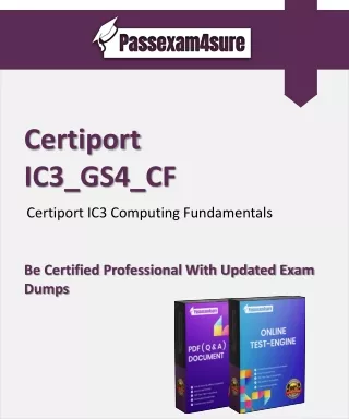 certiport ic3 gs4 cf