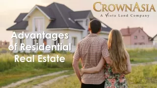 advantages of residential real estate