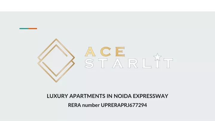 luxury apartments in noida expressway rera number upreraprj677294