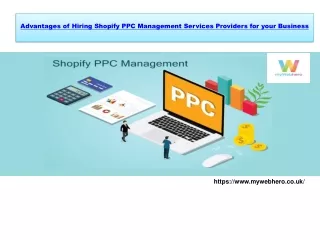 advantages of hiring shopify ppc management