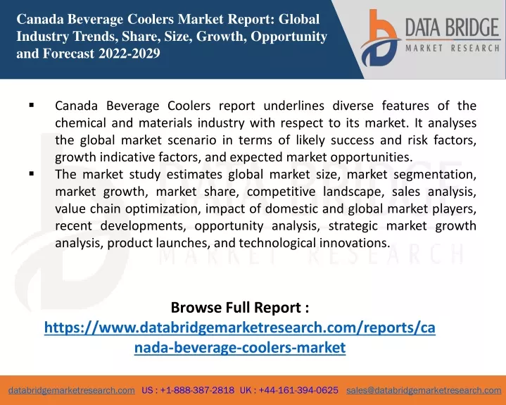 canada beverage coolers market report global
