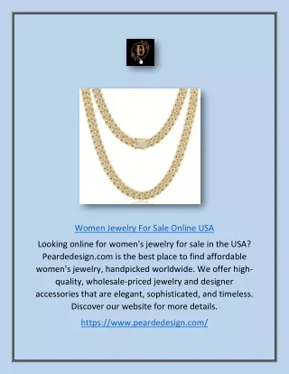 women jewelry for sale online usa