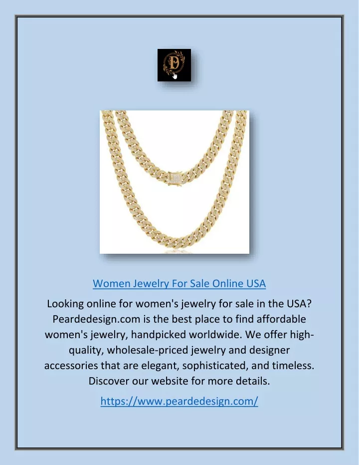 women jewelry for sale online usa