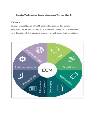 enlarging the enterprise content management
