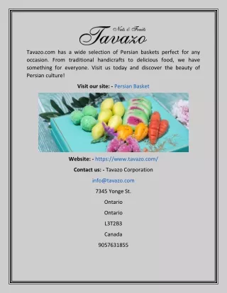 tavazo com has a wide selection of persian