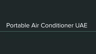 portable air conditioner uae