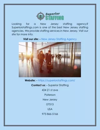 New Jersey Staffing Agency Superiorstaffings.com