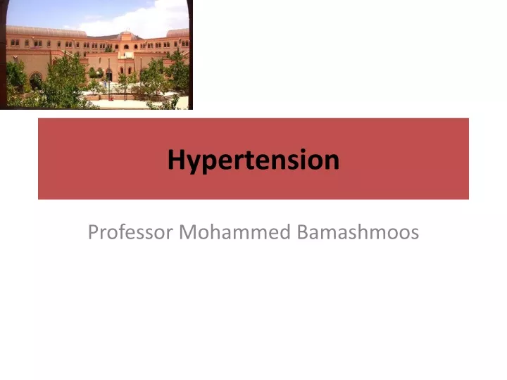 hypertension