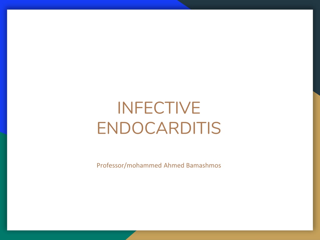 PPT - 7. Infective Endocarditis PowerPoint Presentation, free download ...