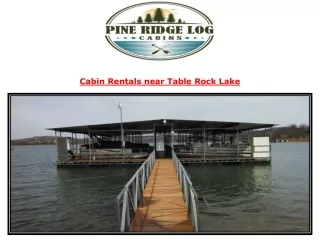 Cabin Rentals near Table Rock Lake