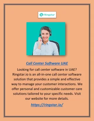 call center software uae