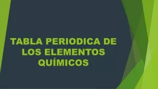 tabla periodica de los elementos qu micos