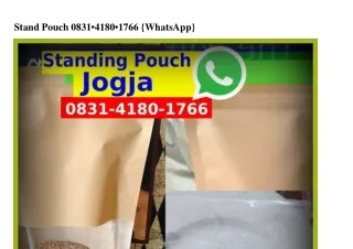 stand pouch 0831 4180 1766 whatsapp