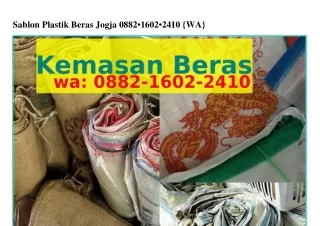 sablon plastik beras jogja 0882 1602 2410 wa