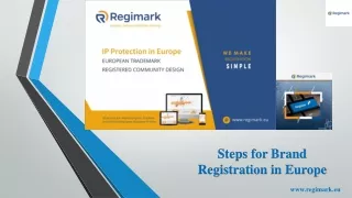 steps for brand registration in europe