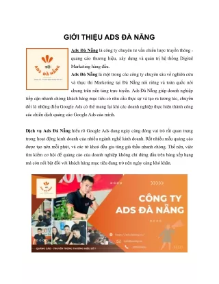 gi i thi u ads n ng