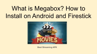 Megabox On Android and Firestick