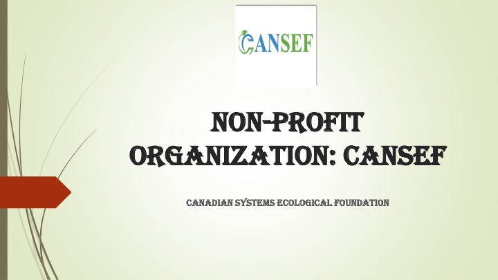 non profit organization cansef