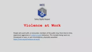 violence at work