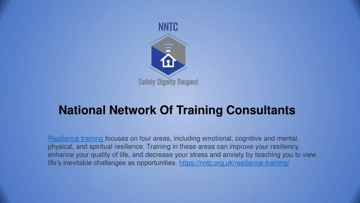 national network of training consultants